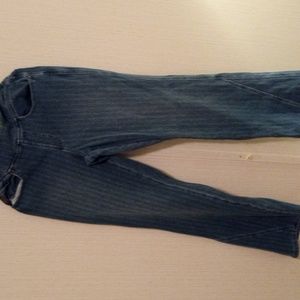 Belle by Kim Gravel womens pull on flare leg festive jeans size 12